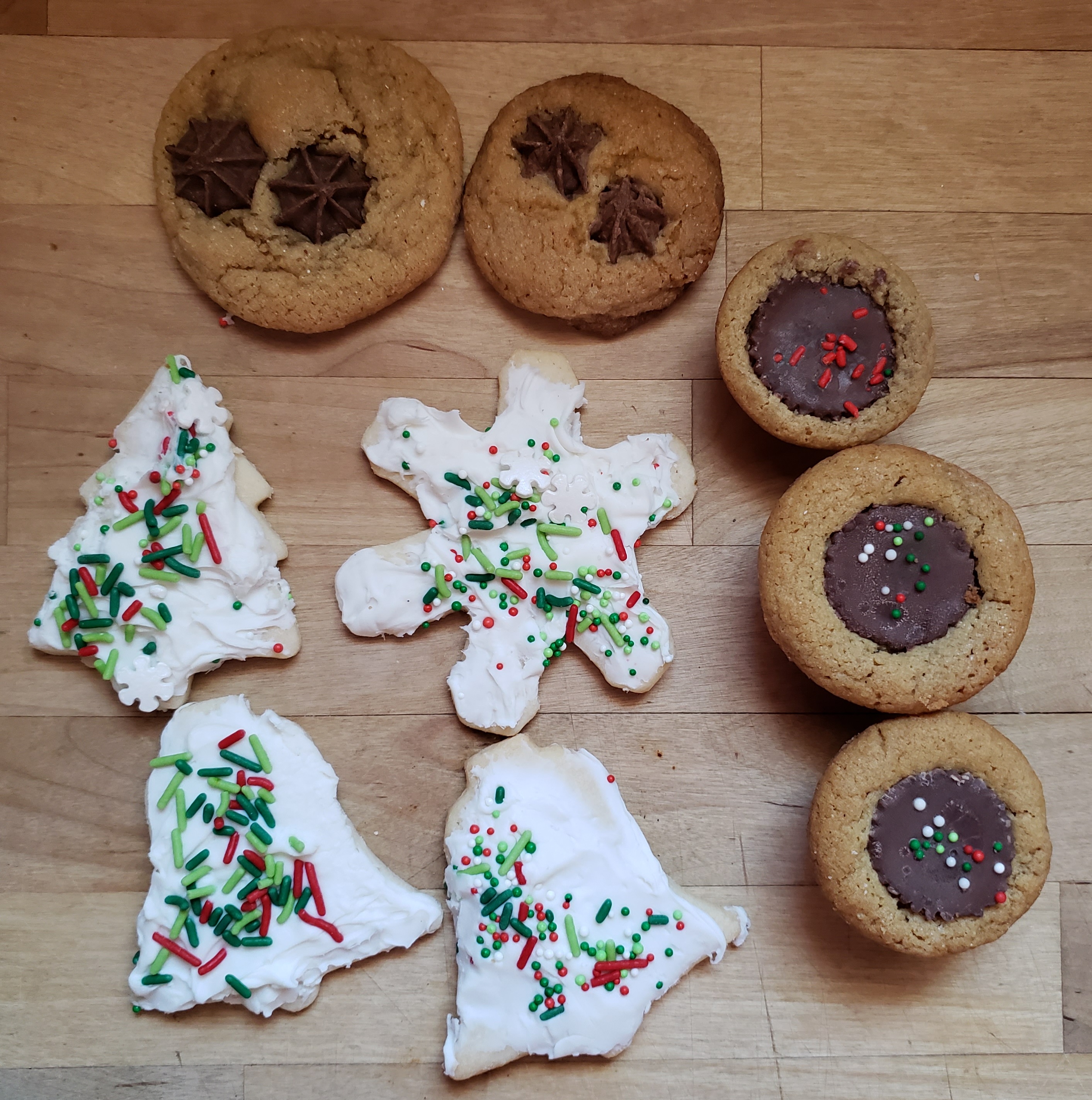 Assortment of Christmas cookies