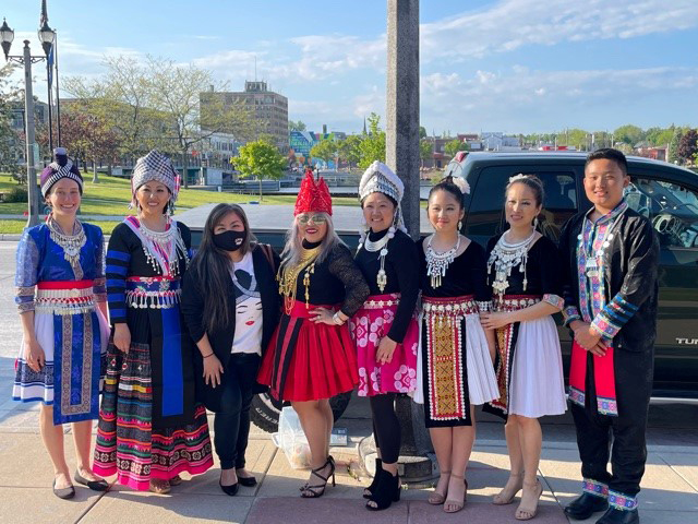 Hmong Culture Night participants group shot