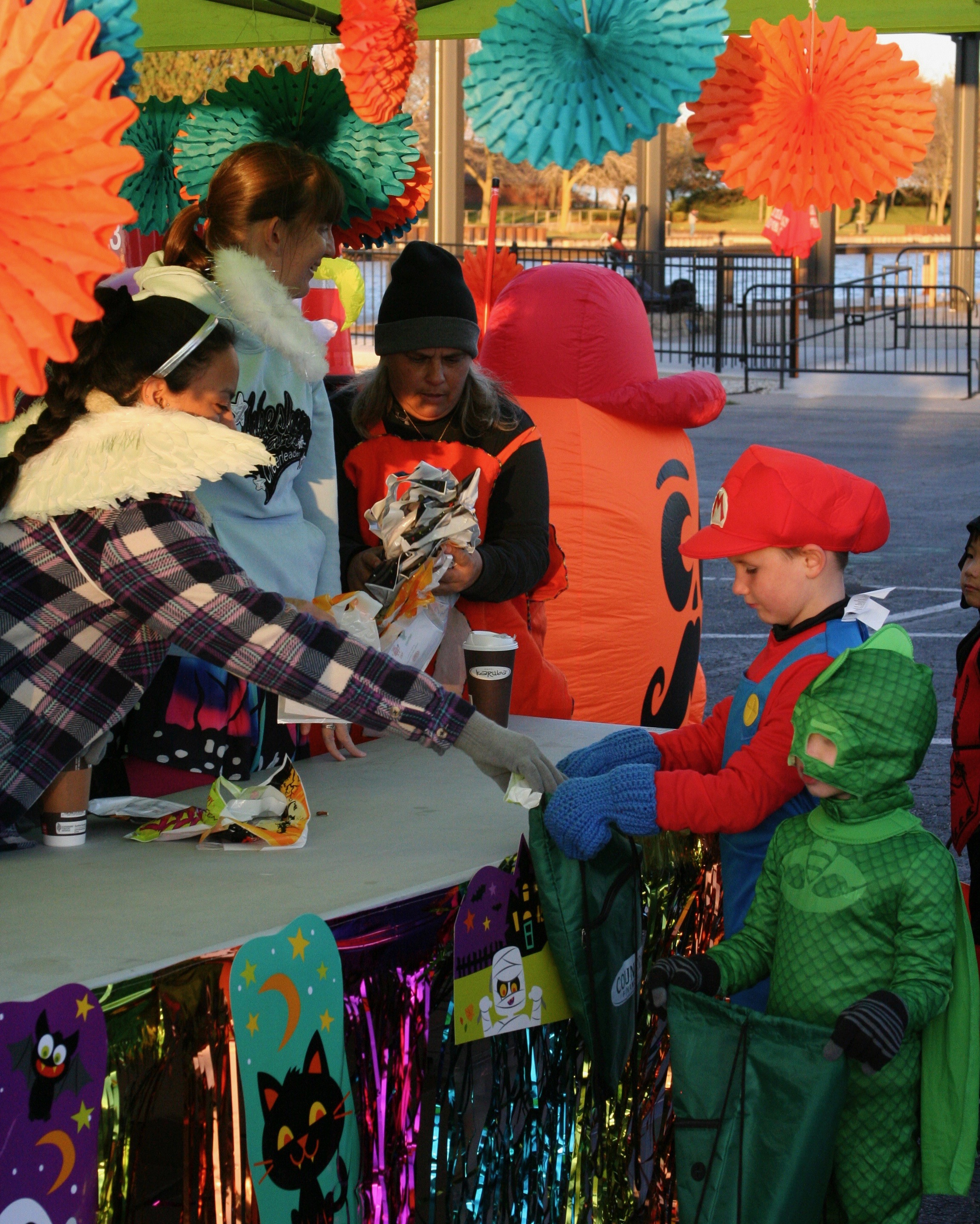 Costumed participants