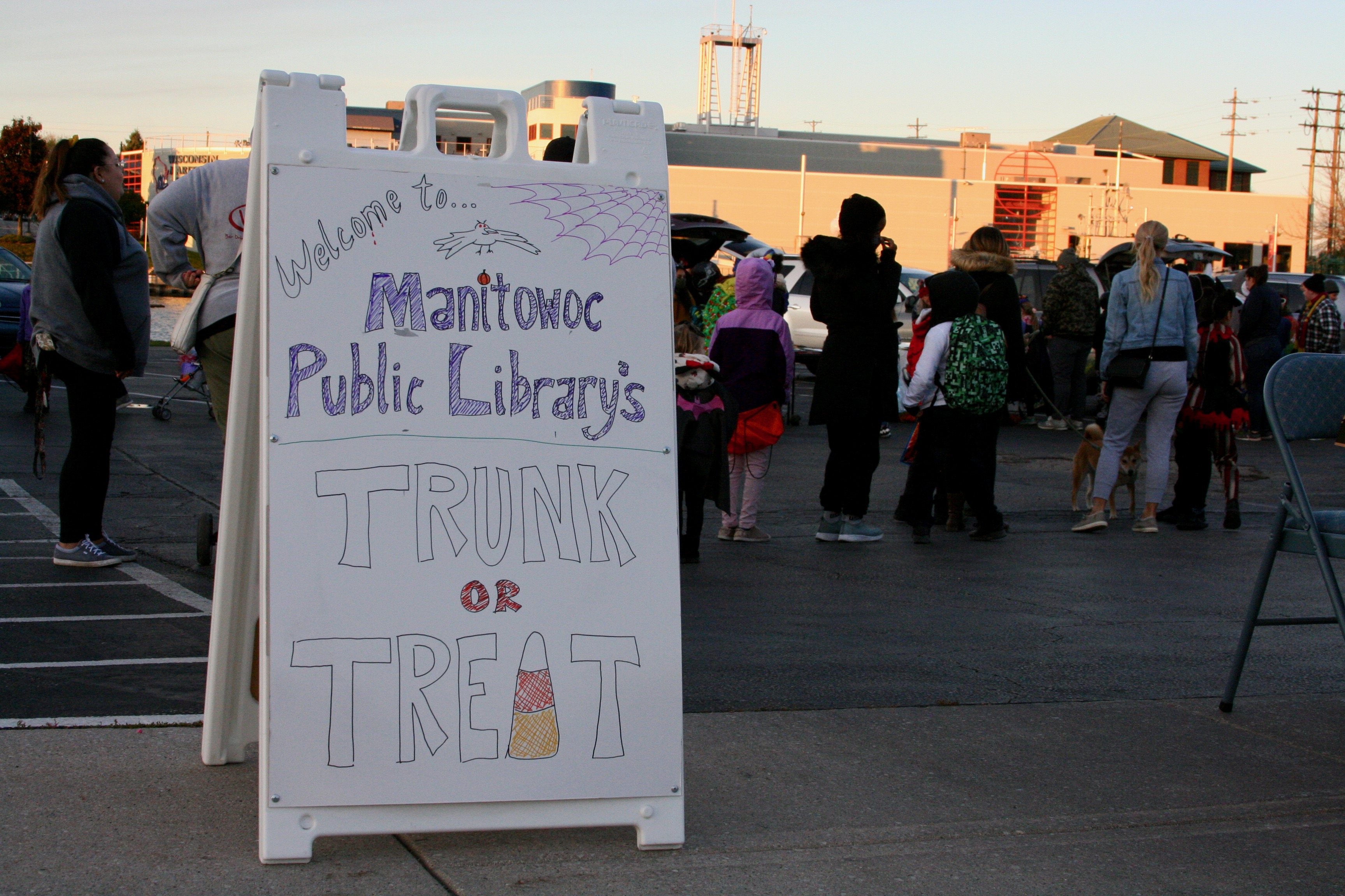 Trunk or Treat welcome signboard