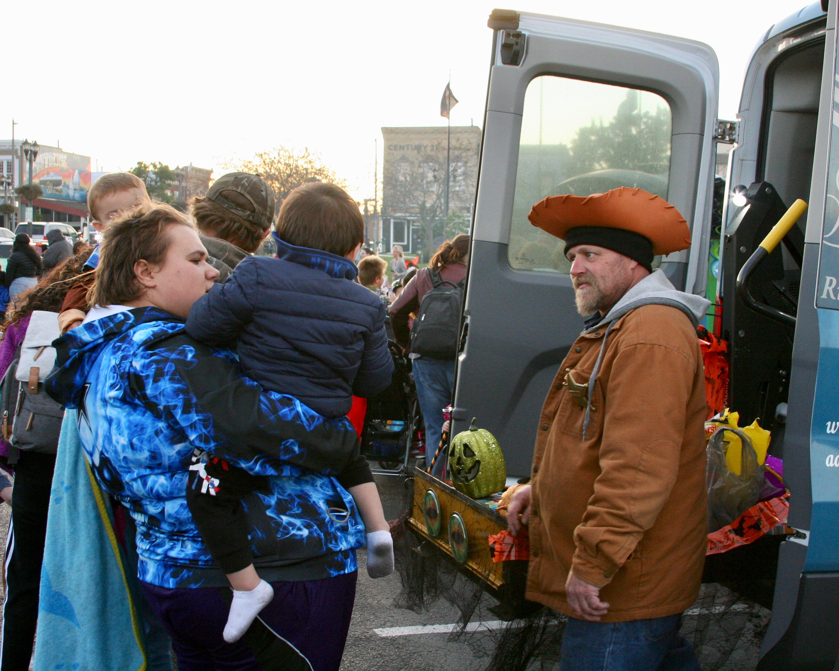 Costumed participants at event