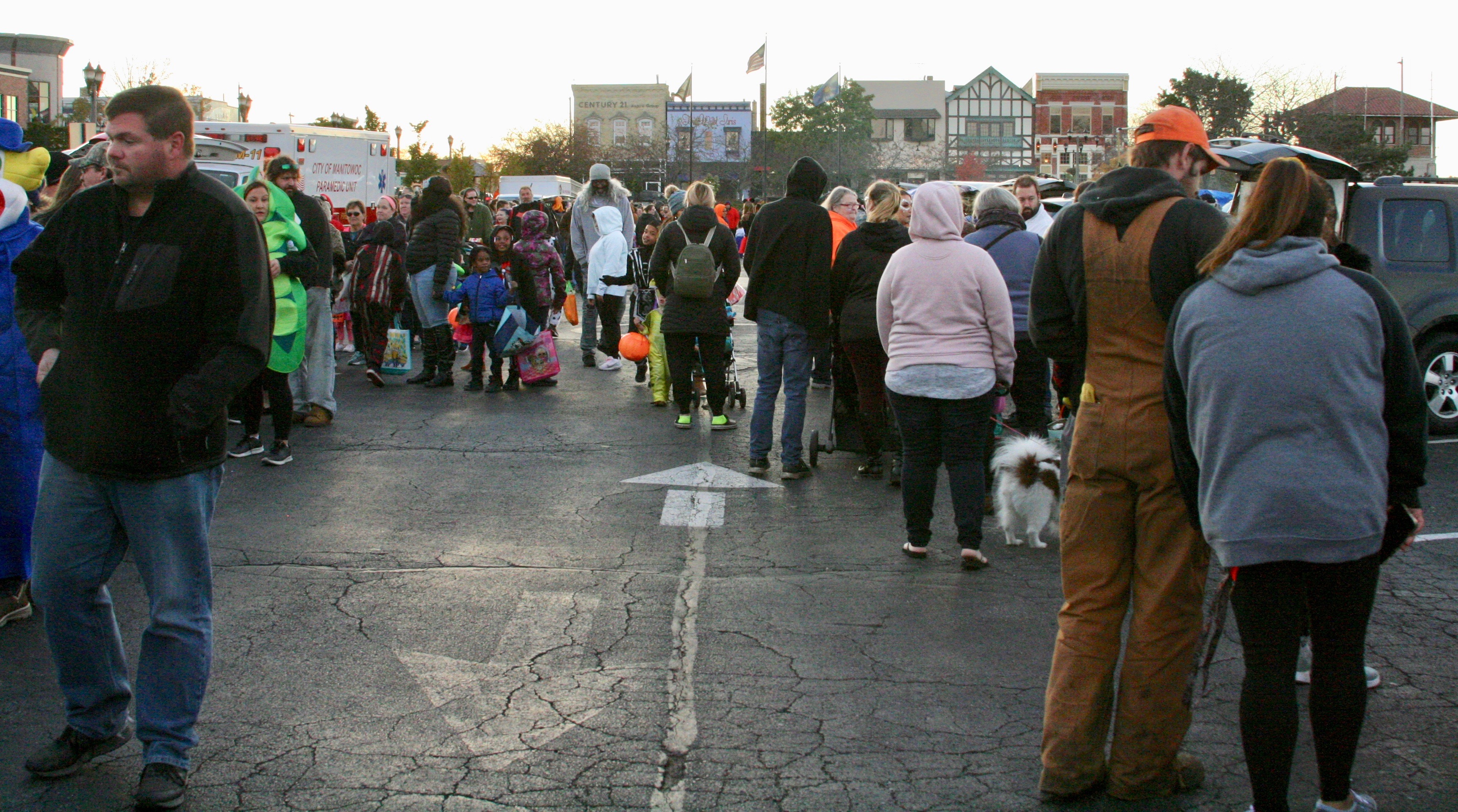 Wide angle shot of event participants