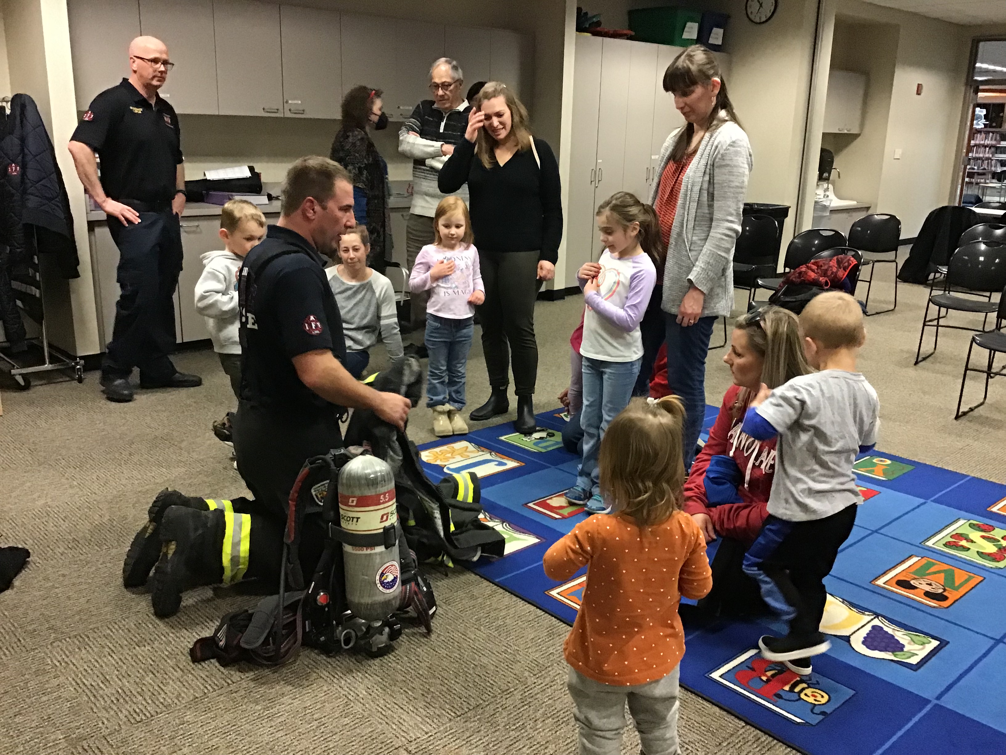 Police Storytime at Family Activity Night