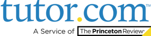 tutor.com (a service of The Princeton Review) logo