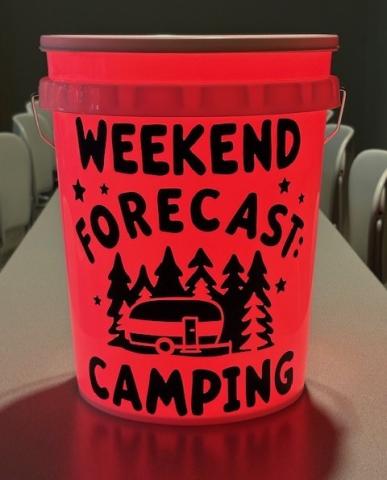 Photo of camping bucket sample