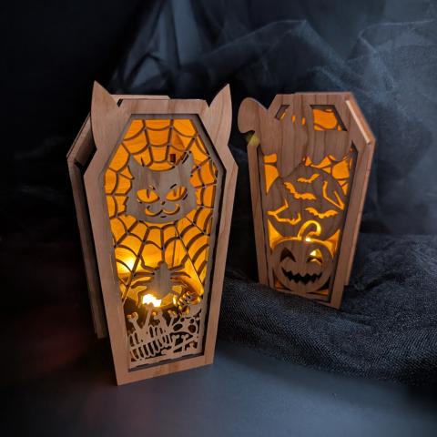 Coffin Candle Holders