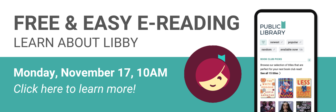 Free & Easy E-Reading: Learn About Libby